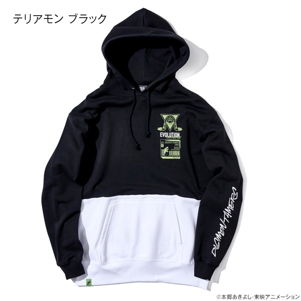 デジモンテイマーズ　ツートーンパーカー　テリアモン　Sサイズ 8_000000003654.jpg?1678209905