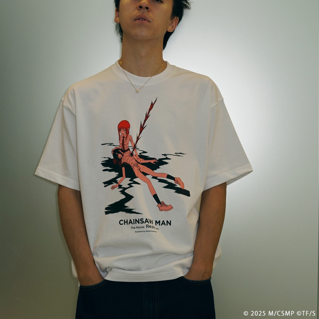 新品　デンジ チェンソーマンTシャツ 映画シーン　レゼ篇　劇場版 劇場版チェンソーマン レゼ篇 Tシャツ: アパレル
