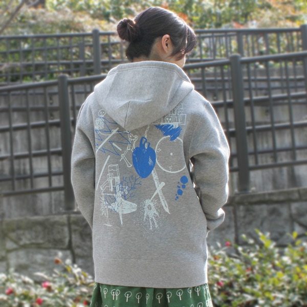 コドモ発射プロジェクト ジップアップパーカー（アダルトサイズ