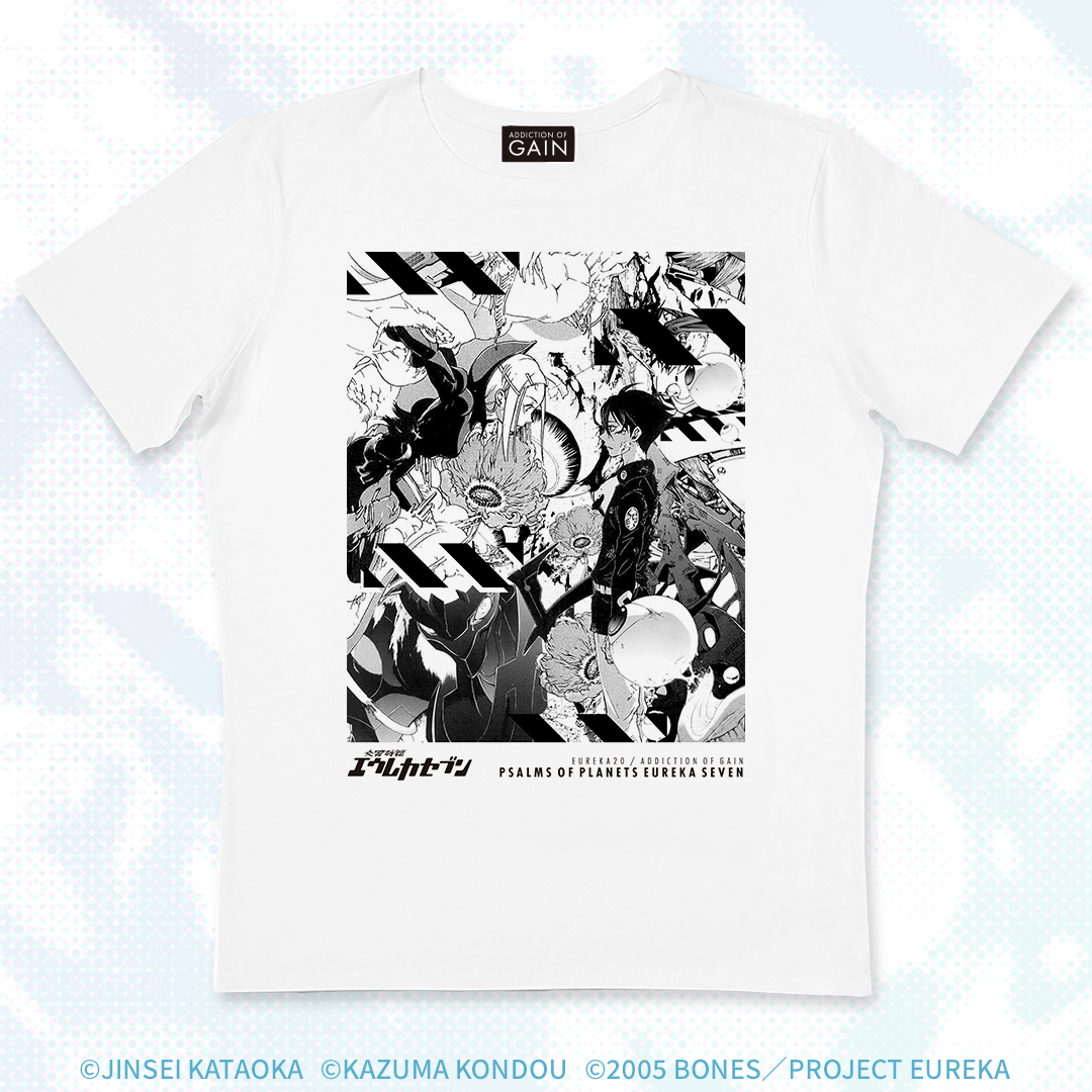 ADDICTION OF GAIN × 交響詩篇エウレカセブン Tシャツ EUREKA20