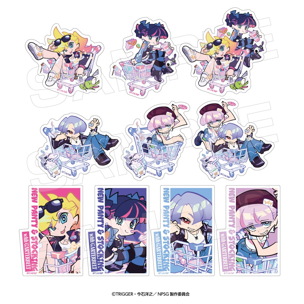 New PANTY & STOCKING with GARTERBELT ステッカーコレクション