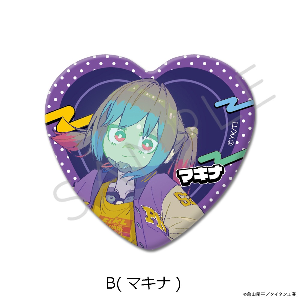 銀河特急 ミルキー☆サブウェイ　トレーディング缶バッジ 10個セット　新品未開封 銀河特急 ミルキー☆サブウェイ 星型缶バッジ A チハル｜アニメ