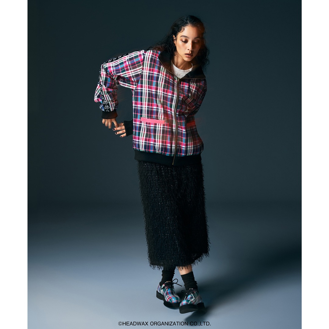 hide �� glamb hide Check Track Jacket