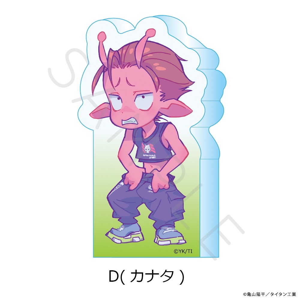 アニメ「銀河特急 ミルキー☆サブウェイ」 アクリルミニブロック