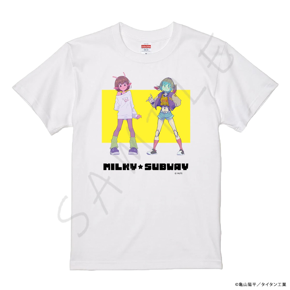 銀河特急 ミルキー☆サブウェイ　マキナ　半袖Tシャツ　M アニメ「銀河特急 ミルキー☆サブウェイ」 TシャツA（チハル