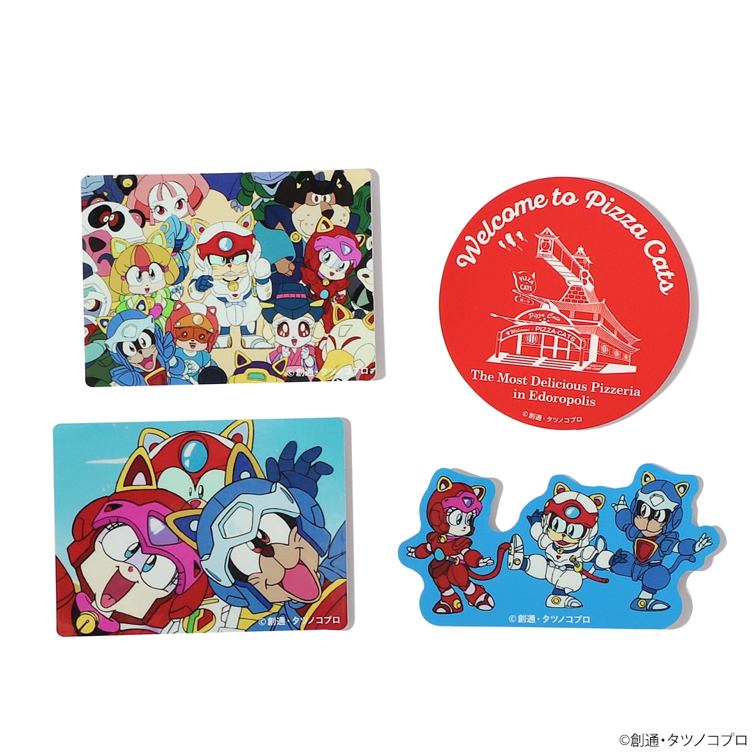 キャッ党忍伝てやんでえ 4セット キャッ党忍伝てやんでえ ステッカー4枚セット | 特集から探す