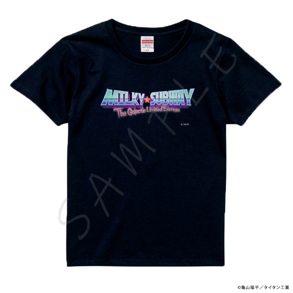 アニメ「銀河特急 ミルキー☆サブウェイ」 TシャツE（ロゴ2
