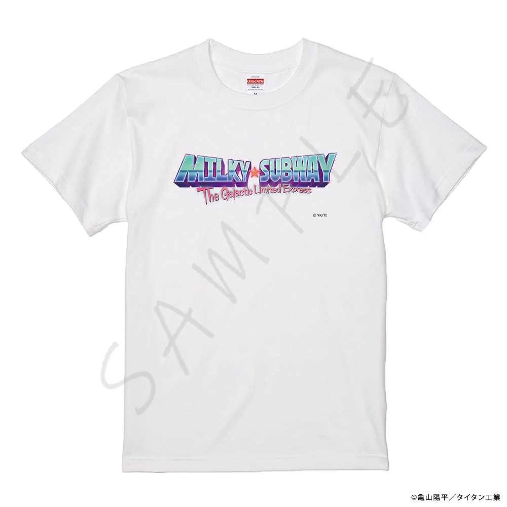 銀河特急 ミルキー☆サブウェイ　ミルキーサブウェイ　チハル　Tシャツ　L アニメ「銀河特急 ミルキー☆サブウェイ」 TシャツE（ロゴ2