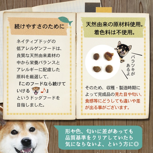 ネイティブドッグ　プレミアムフィッシュ　低アレルゲン ネイティブドッグ プレミアムフィッシュ 低アレルゲン 18kg（3kg