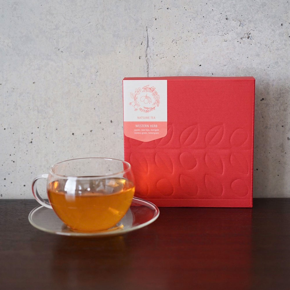 なつめのお茶 「ウエスタンハーブ」10個入り(なつめ、ローズヒップ、ルイボスグリーン、ギンコウ、レモングラス)香料不使用 無添加 ノンカフェイン