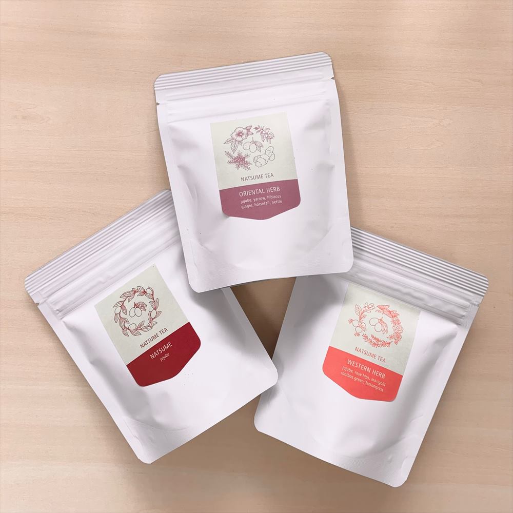 【美&整】なつめティースターターセット (なつめのお茶・オリエンタルハーブ・ウエスタンハーブ)香料不使用 無添加 ノンカフェイン