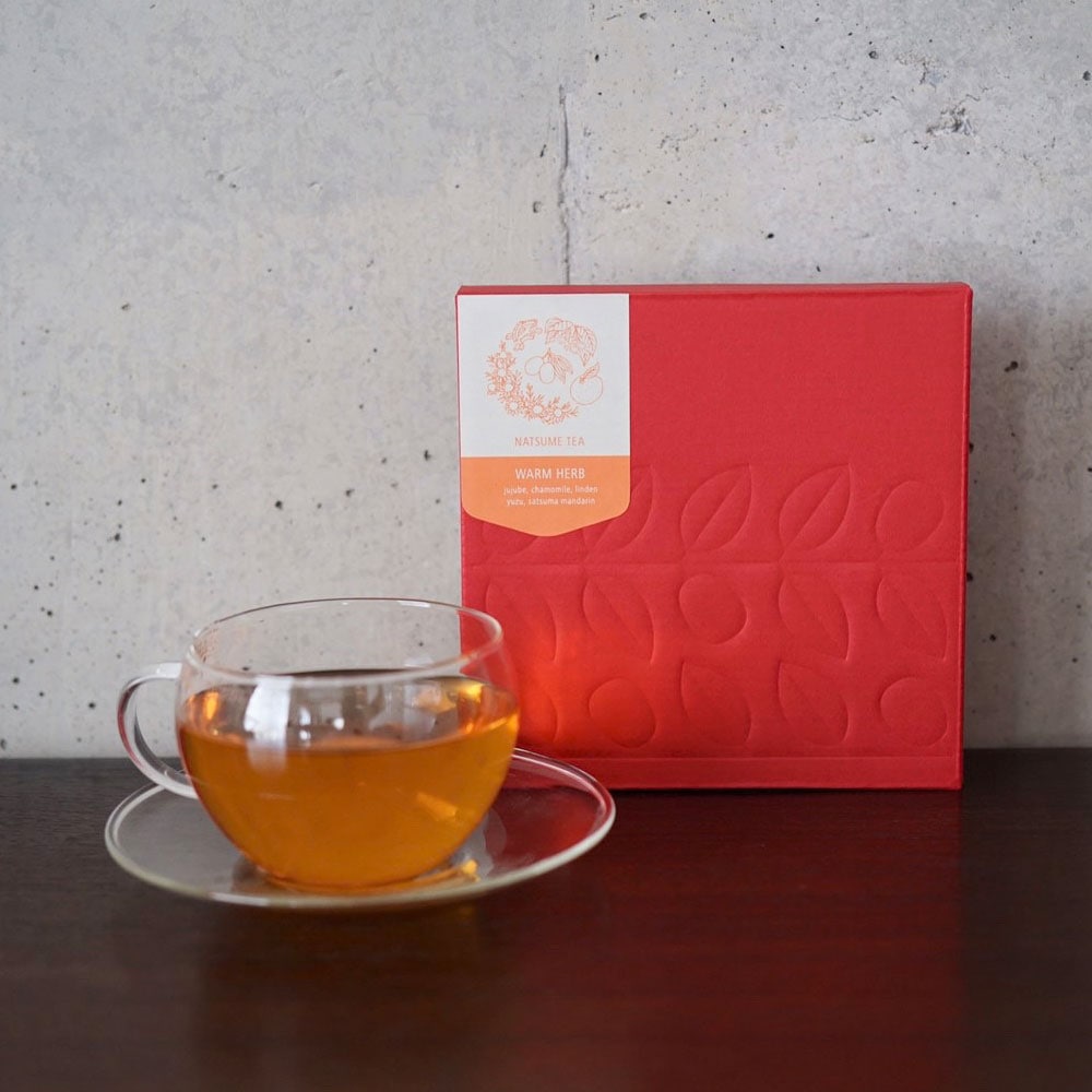 なつめのお茶 「ウォームハーブ」10個入り (なつめ・ 柚子・みかん・カモミール・リンデン)香料不使用 無添加 ノンカフェイン