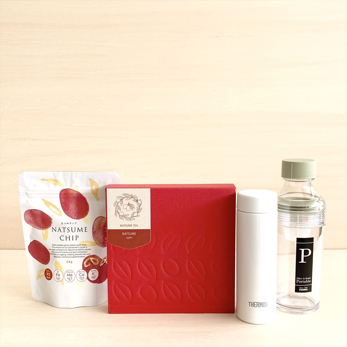 MYボトルセット（なつめチップと韓方なつめ茶） ※BOX別売り