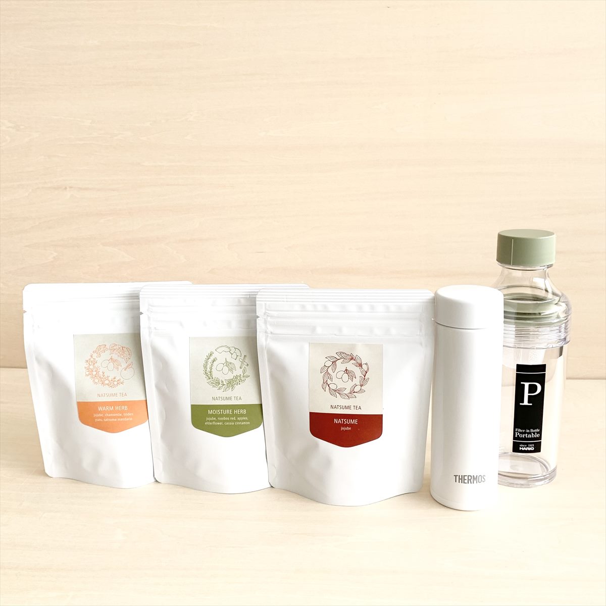 潤&温TEA 「MYボトルセット」(BOX別売り)