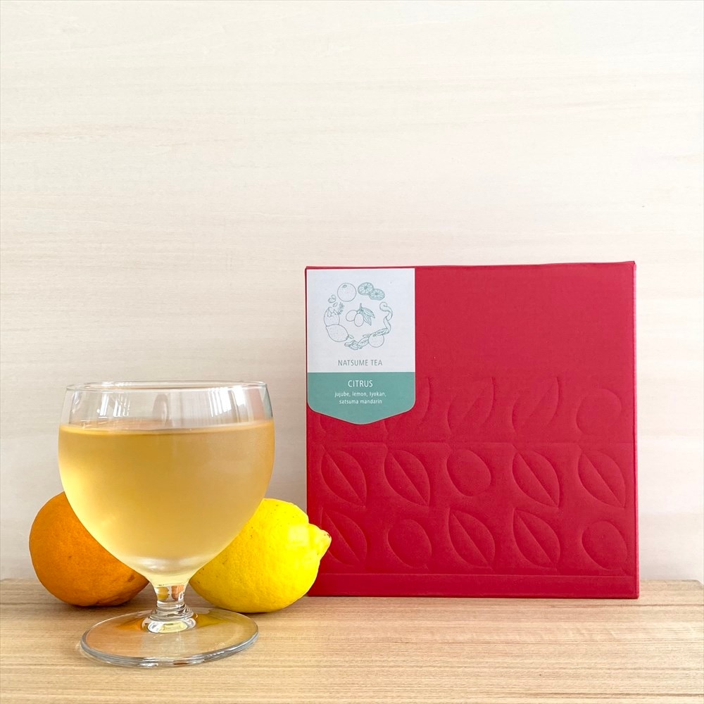 なつめのお茶「シトラス」　10個入り　なつめ レモン みかん いよかん
