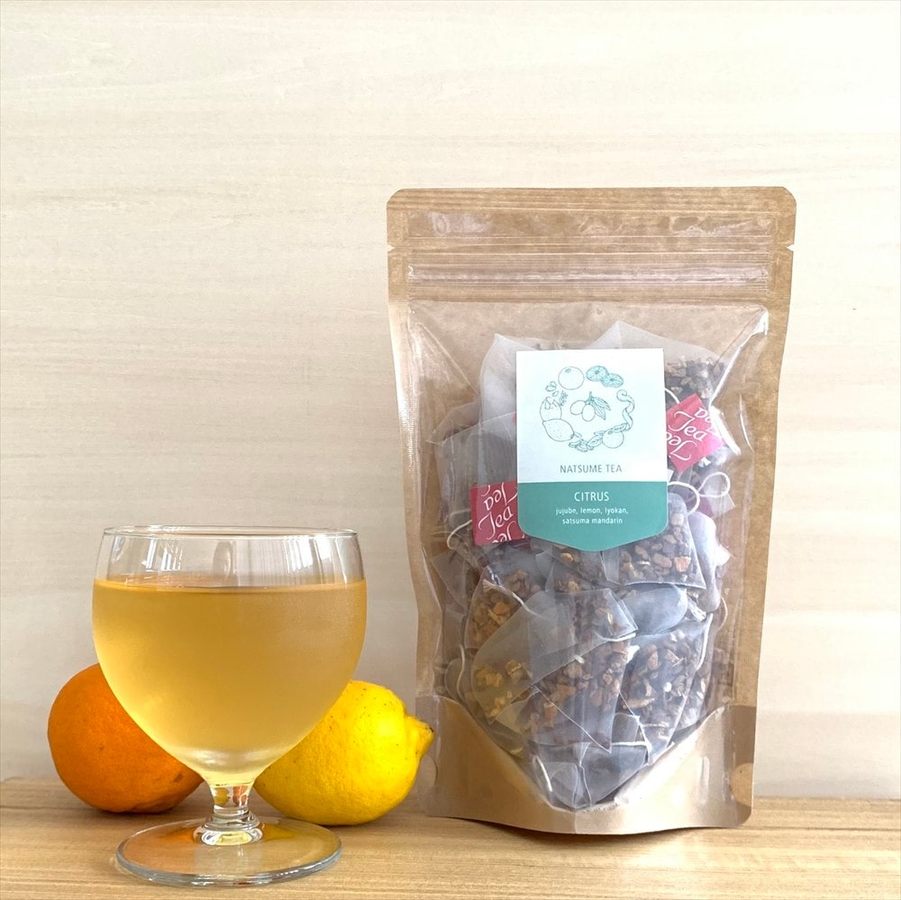なつめのお茶「シトラス」　24個入り　なつめ レモン みかん いよかん