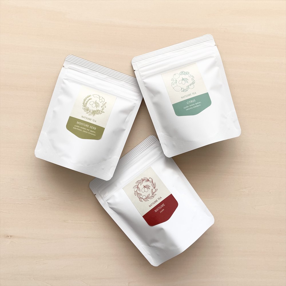 【巡＆整茶】スターターセット（なつめのお茶・モイスチャーハーブ・シトラス）