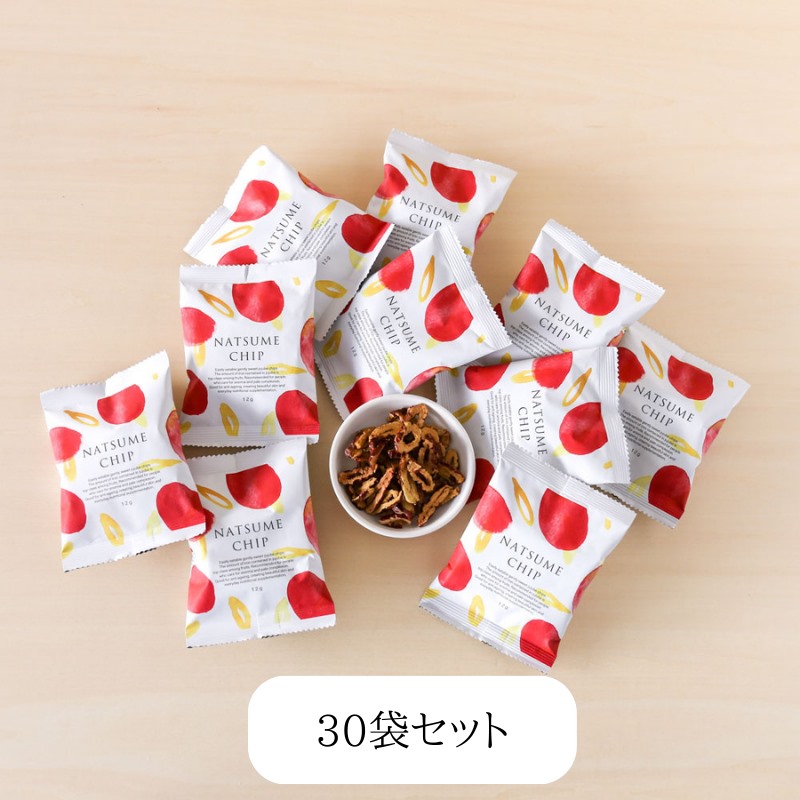 なつめチップ (12gサイズ×30袋)　鉄分 ノンフライ フリーズドライ 無添加 韓国産