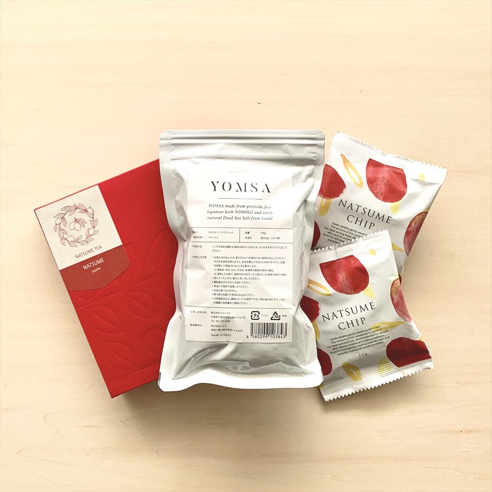 なつめ×よもぎ 女性に嬉しい「いたわりセット」