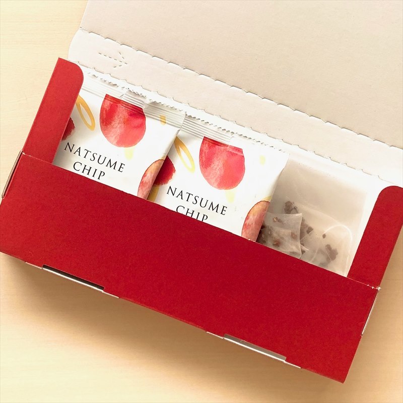 なつめチップと韓方なつめ茶のプチギフトBOX 誕生日 出産祝い 内祝い 鉄分 ノンフライ フリーズドライ 無添加 韓国産