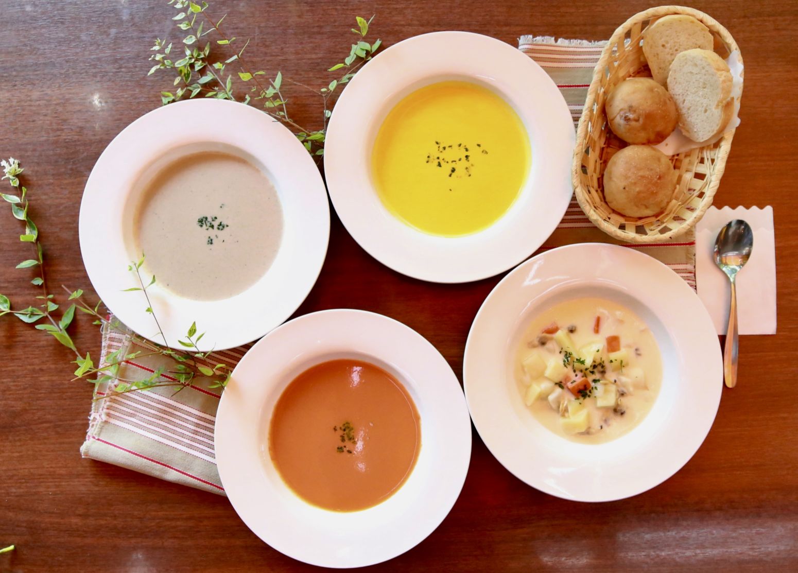 【お中元】どんな方でも食べやすい自家製無添加スープセット（4食入り）