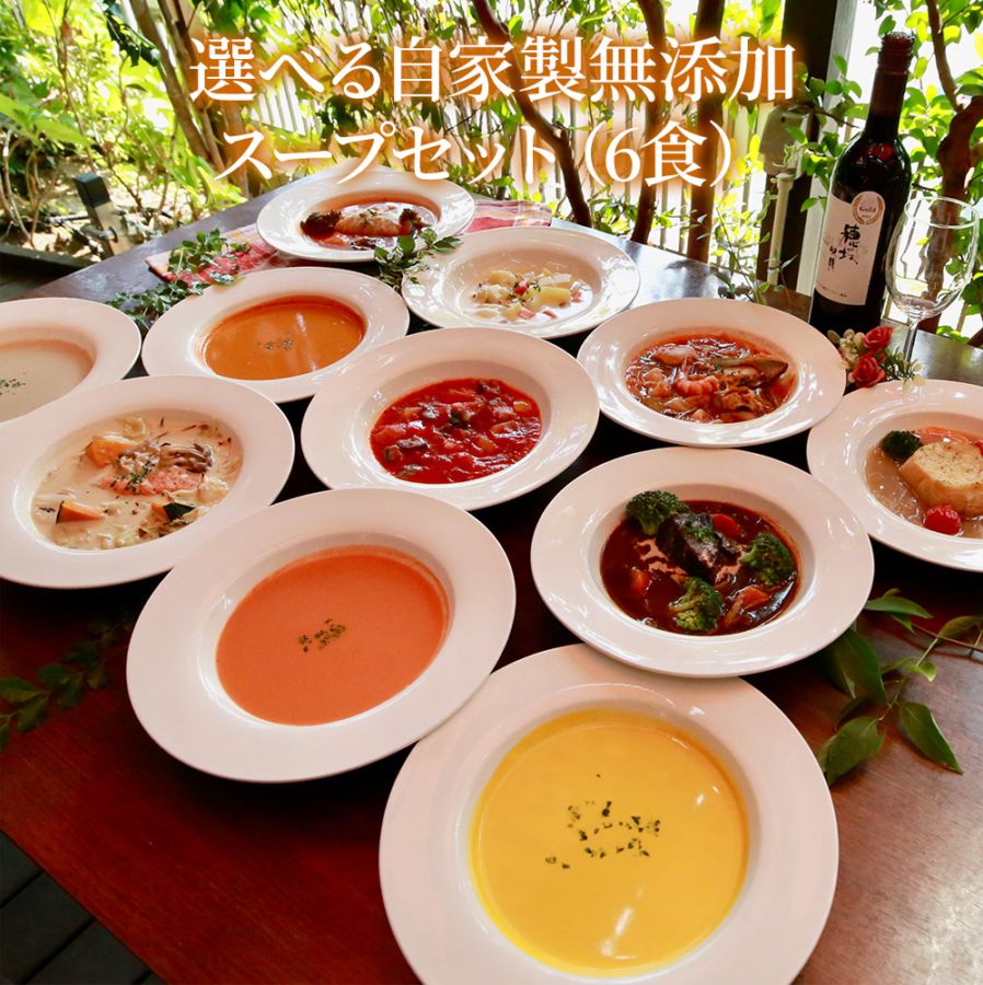 選べる自家製無添加スープセット（6食入り）