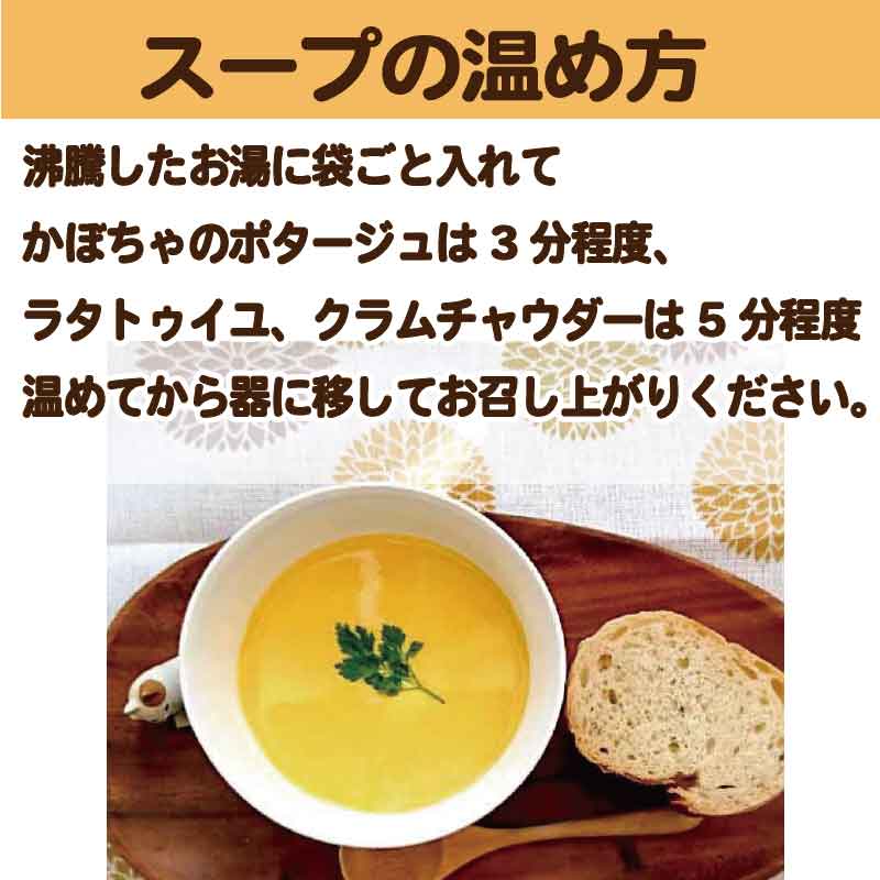 化学調味料無添加スープ１０食セット　【送料無料】　最高級パスタソース専門店【ナチュラルグレース　メルカート】