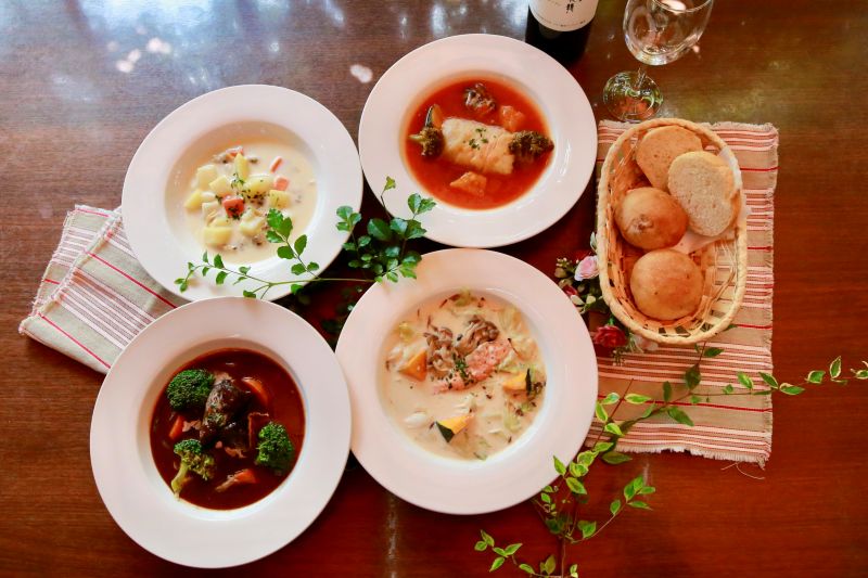 無添加のこだわり洋風食べるスープセット(４食入り）