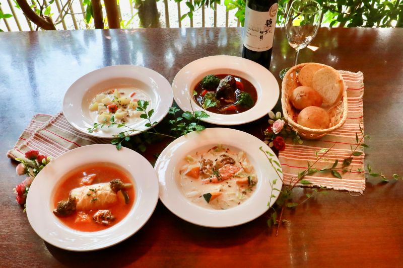 無添加のこだわり洋風食べるスープセット(４食入り）