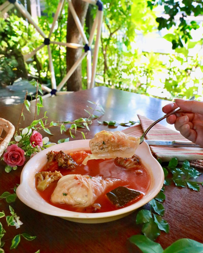 ナチュグレ風ロールキャベツスープ