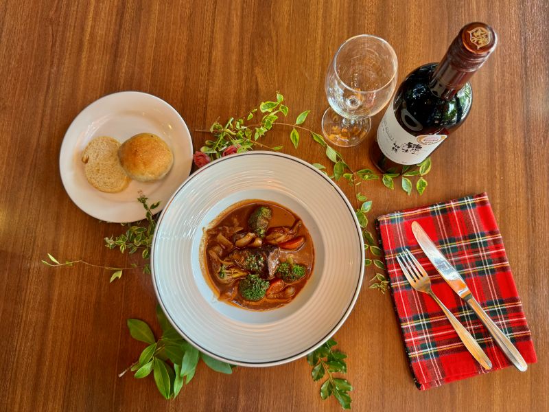 甲州牛のビーフシチュー