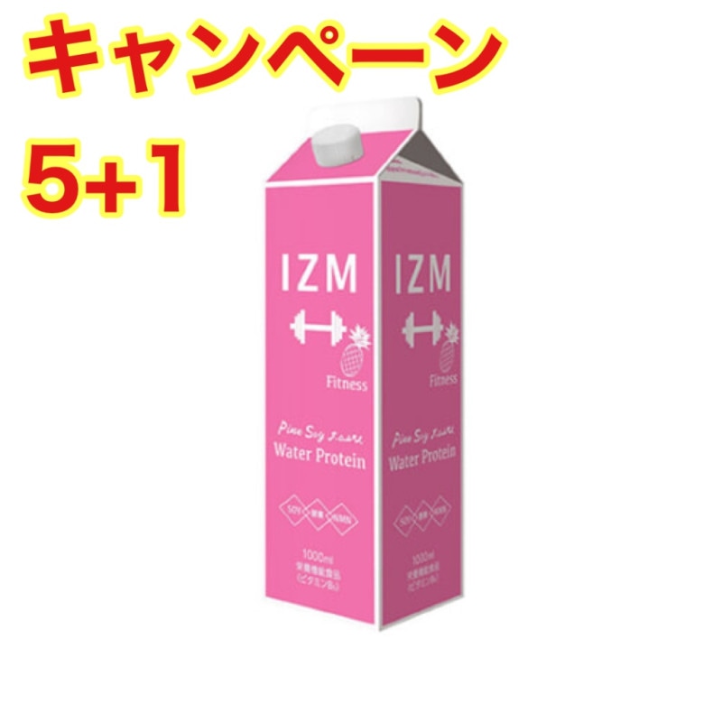 「 5＋1 」IZM　WATER PROTEIN PINE SOY TASTE