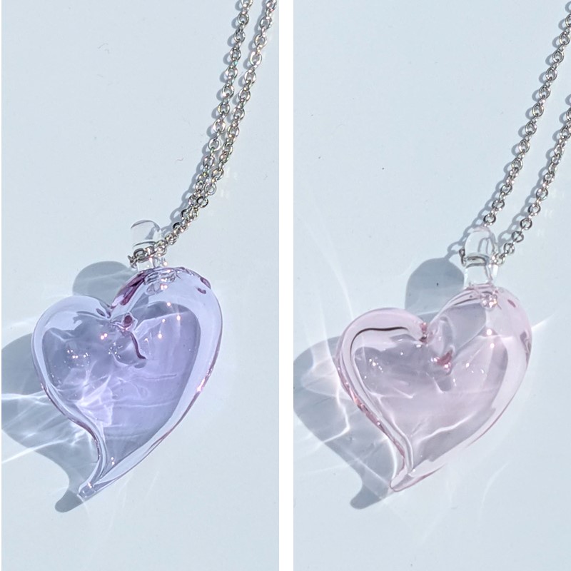 ハートアロマペンダント＜ピンホール＞