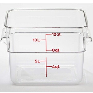 CAMBRO(キャンブロ) 角型フードコンテナー Amazon｜CAMBRO(キャンブロ) 角型フードコンテナー 12SFSPP 半透明