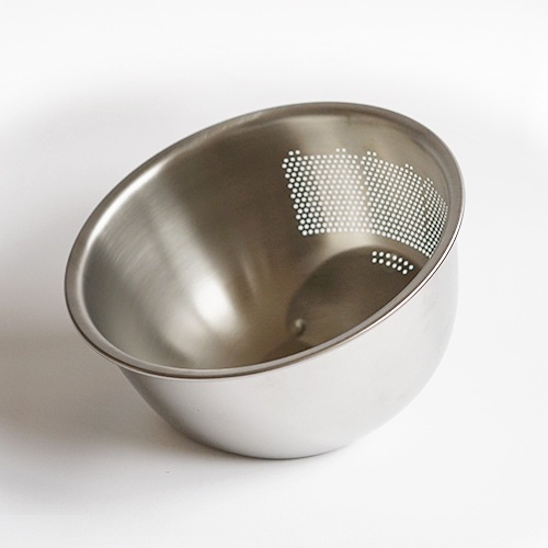 【速配】藤井器物製作所 3WAY 水切りボウル ステンレス 日本製 21.5cm