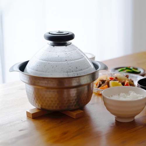 HARIO ハリオ フタがガラスの IH対応 ご飯釜 雪平 GIS-200の通販