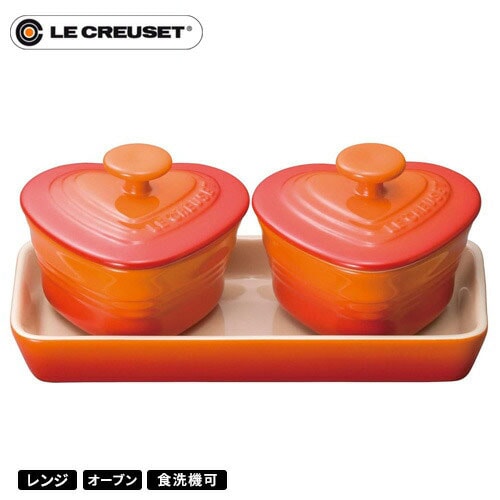 ル・クルーゼ Le Creuset ココット・ロンド 18cm オレンジ 2501の通販