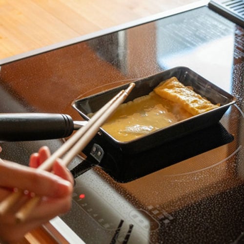 ビーワーススタイル 卵1個で！鉄の玉子焼き器 コンパクト SM-395006