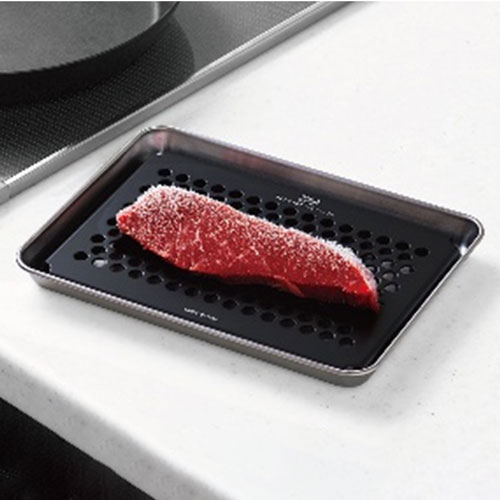 【速配】関川鋼販 解凍プレート ブラック トレーセット