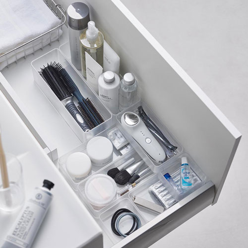 山崎実業 縦横重ねられる引き出し整理収納ケース タワー tower