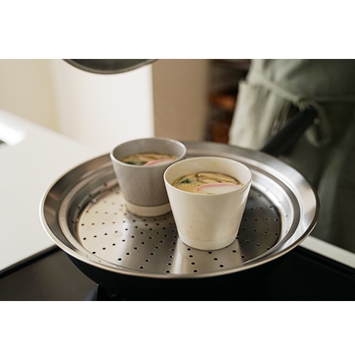 ヨシカワ 見える！フライパン用蒸し器 24~26cm用 YJ3212の通販