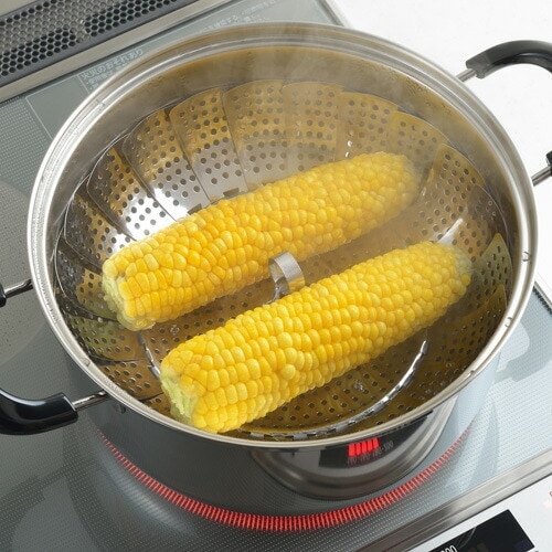 ヨシカワ 料理のいろは フリーサイズ蒸し器 ジャンボ YJ2793の通販