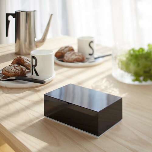 山崎実業 ウェットティッシュケース ヴェール Veil ブラック 7863の