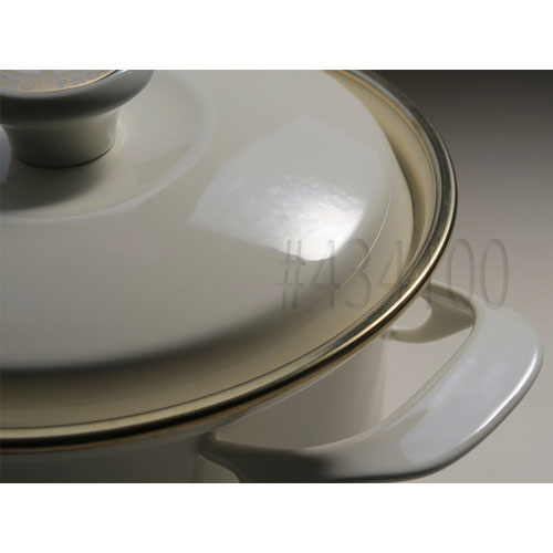 富士ホーロー EXシリーズ 16cm ココット アイボリー EX-16C.IVの通販