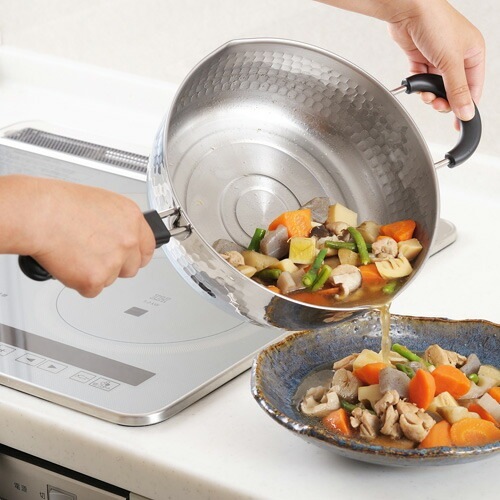 ヨシカワ 味壱 あじいち ステンレス雪平鍋 24cm SJ3415 日本製の通販