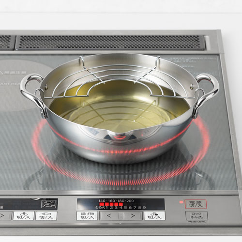 ヨシカワ 天道楽 ステンレス 天ぷら鍋 20cm SJ3391の通販【FLICKCART】