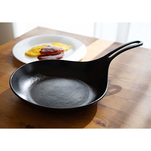 岩鋳 Iwachu オムレット22 黒焼付 内径20.5cm IH対応 フライパン 南部鉄器 24600