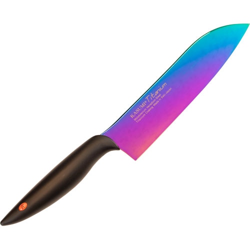 KASUMI Titanium 三徳包丁 スミカマ KASUMI 霞包丁 チタニウム 三徳包丁 18cm ミッドナイト