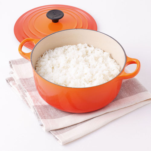 ル・クルーゼ Le Creuset ココット・ロンド 22cm オレンジ 2501の通販