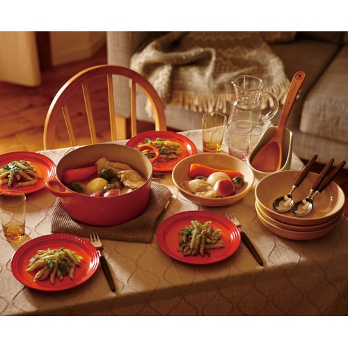 ル・クルーゼ ココット・ロンド 22cm チェリーレッド 2501の通販